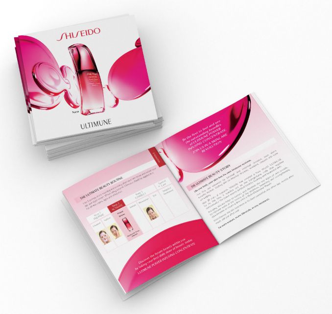 Brochure Shiseido France - Catsai Design