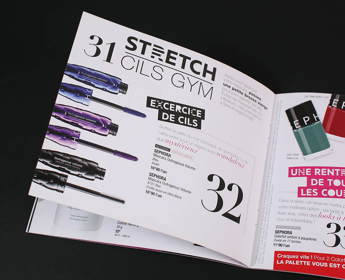 Catalogue Make up produits